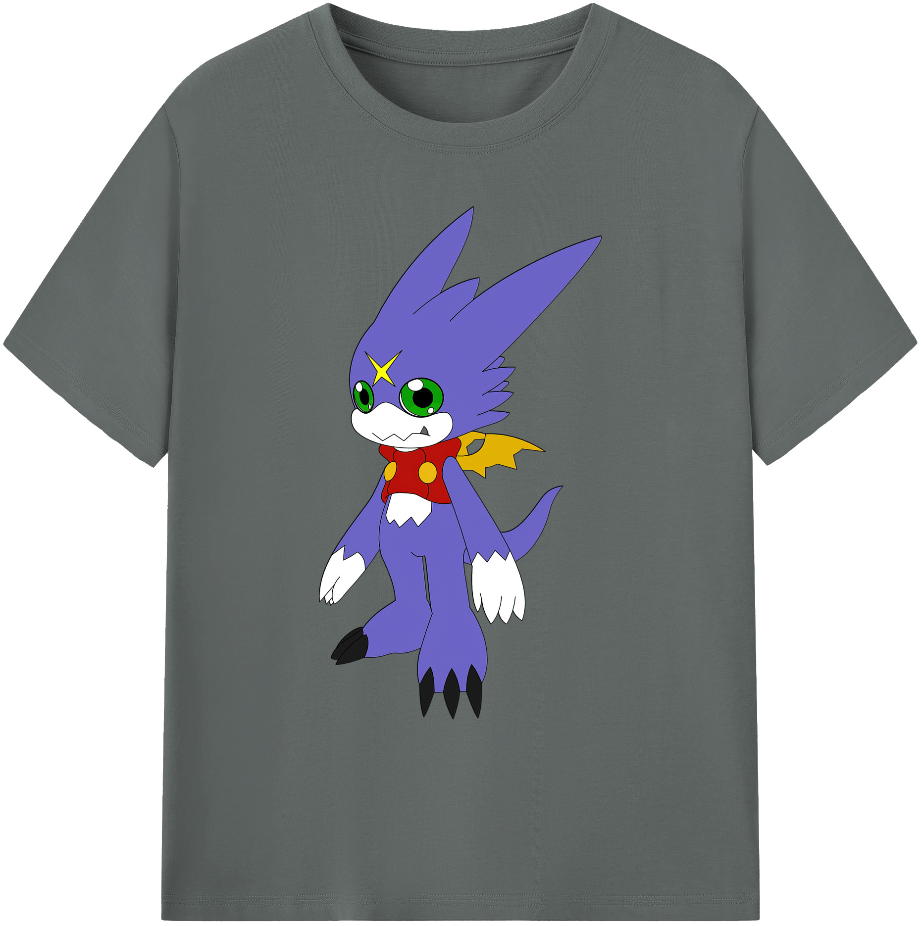 （画像用） Digimon デジタルモンスター/デジモン 綿100％ メンズ半袖Tシャツ｜肌触りやわらか＆通気性
